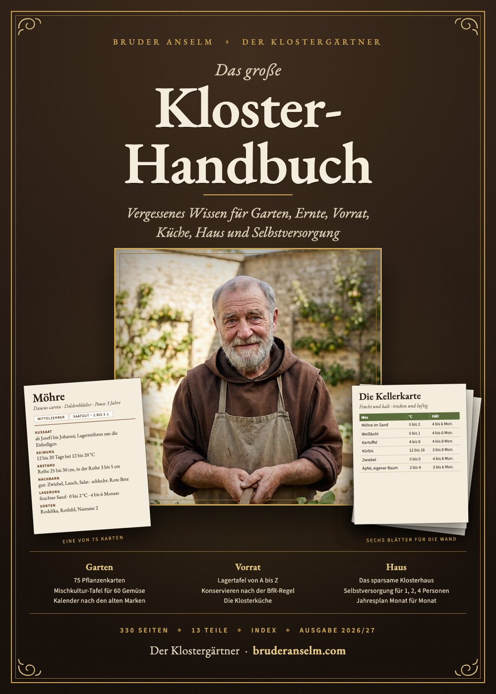 Das große Kloster-Handbuch, Umschlag